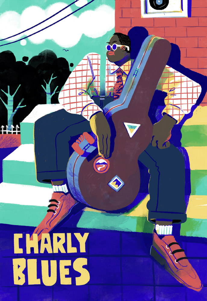 Rut Pedreño Cartel Poster Charly Blues