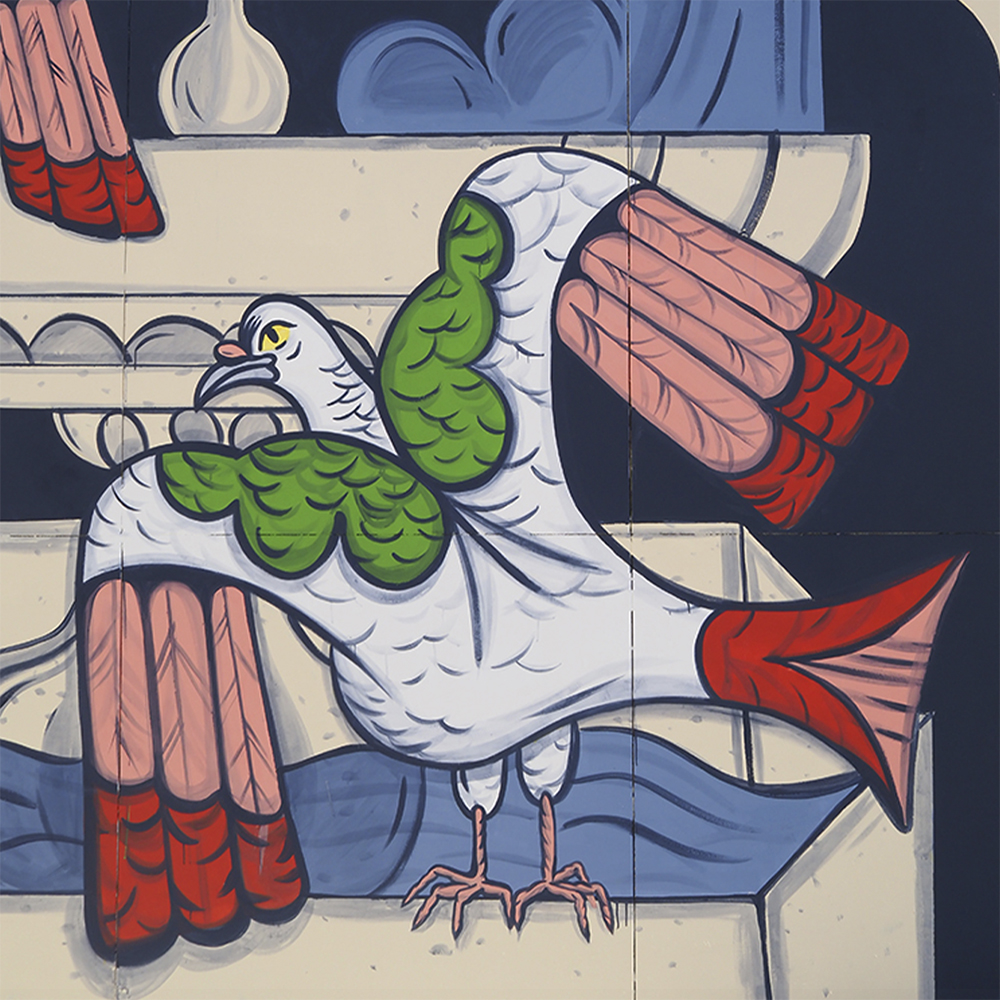 Isa Nieto Universidad de Málaga Mural Moments Festival