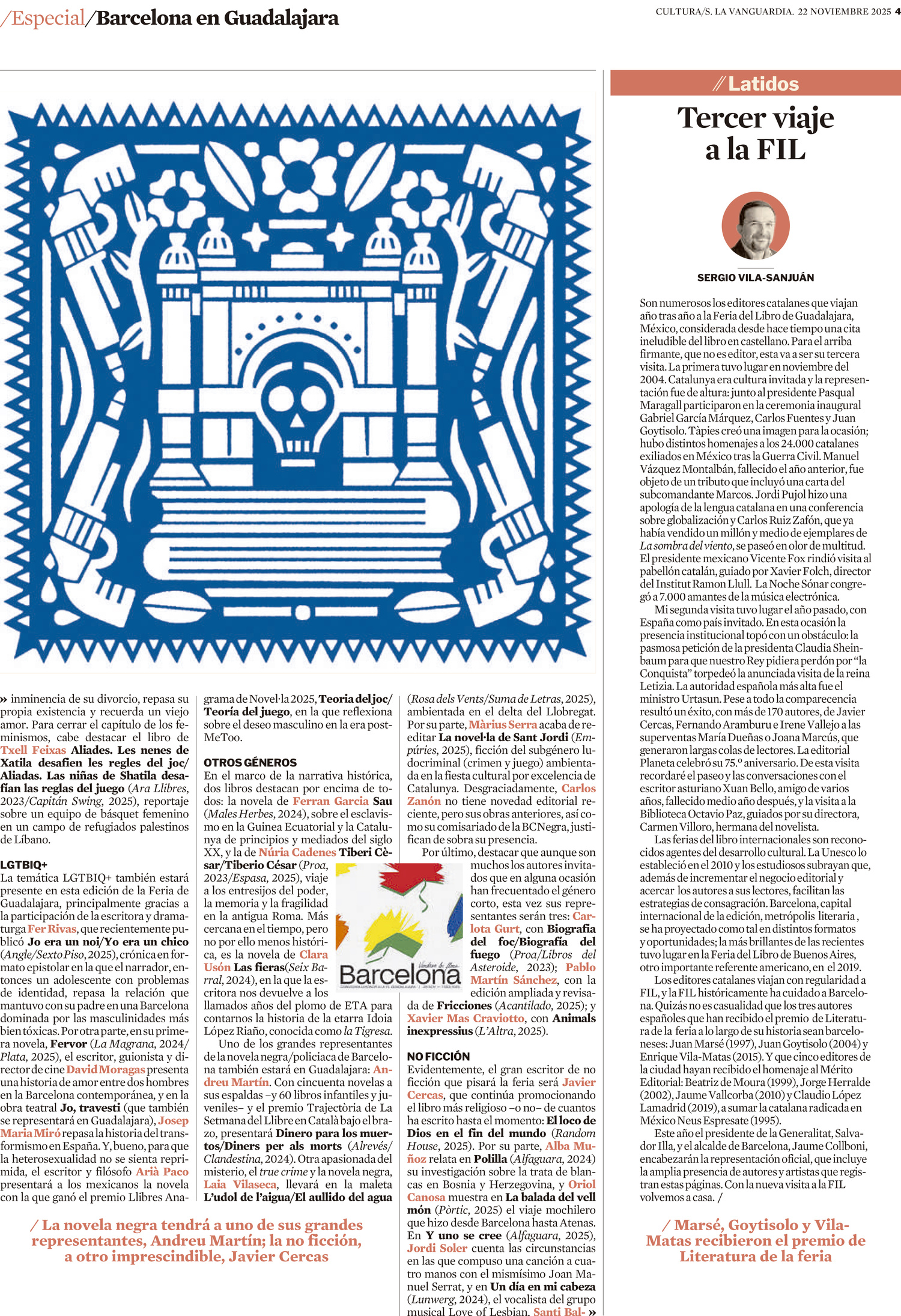 Irene Perez LaVanguardia FIL